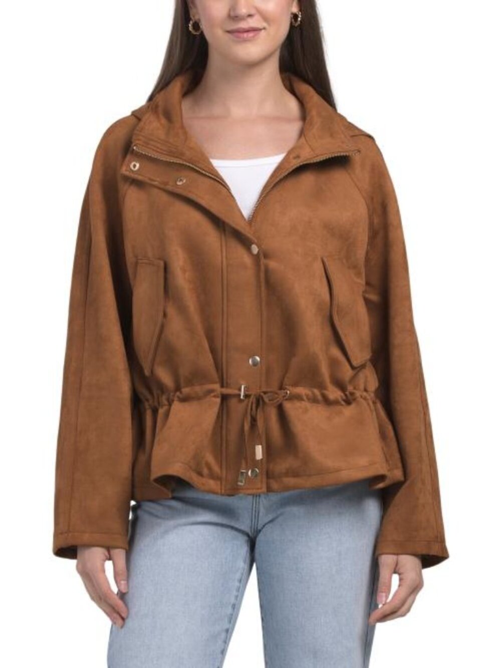 GRIEGE Faux Suede Jacket
